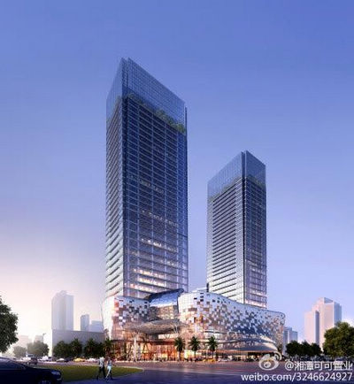 湘潭第一高楼取名可可·中央城 高150米