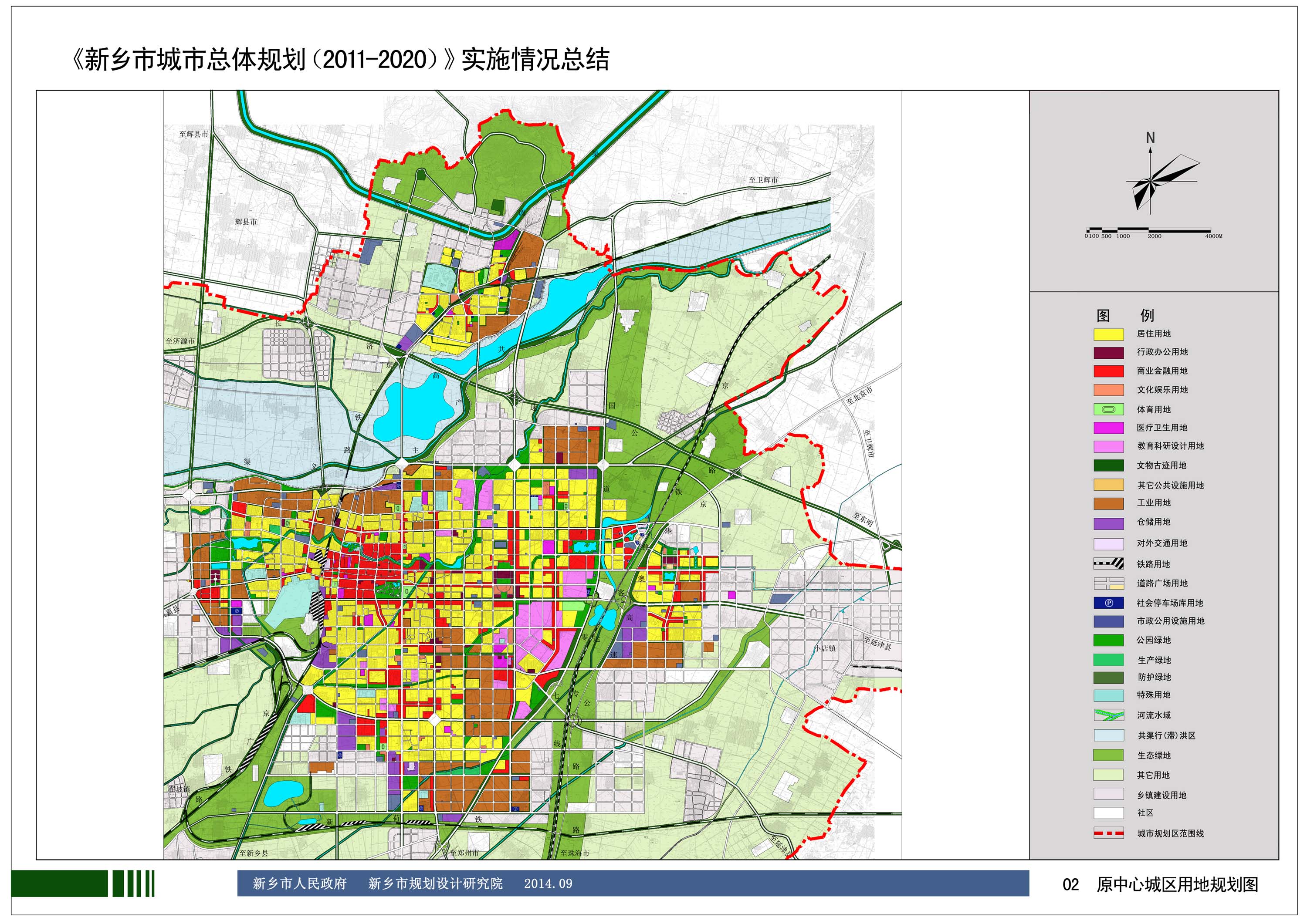 《新乡市城市总体规划(2011-2020)》实施情况