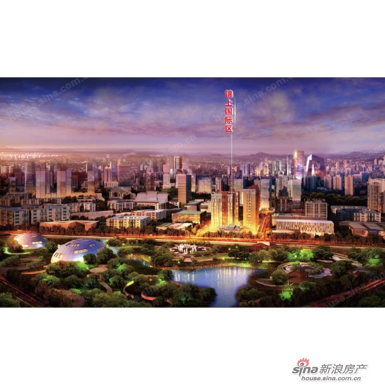图为锦上国际区