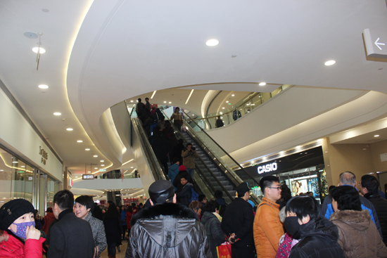 熙悦汇购物中心12月31日开业 首日客流量超2