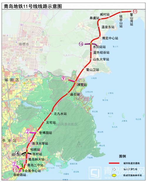 地铁11号线已全面开工 即墨段进入铺轨阶段