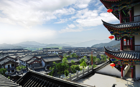 長壽古鎮實景