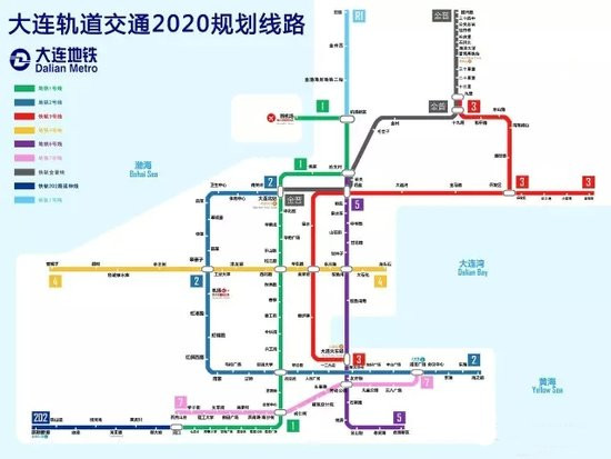 终极避堵攻略 2020年大连地铁规划图出炉(图)