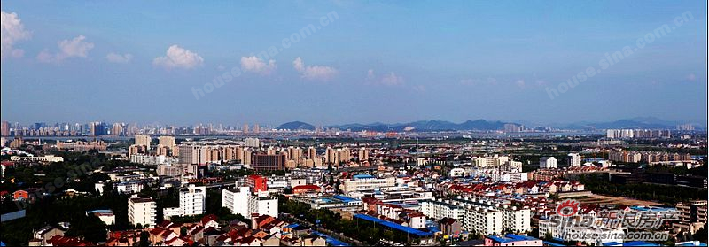 杭州金街美地_鸟瞰转塘和之江大桥4310005