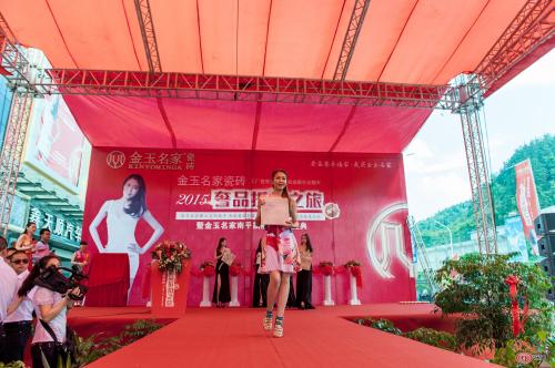 陈敏之携精美的金玉名家瓷砖惊艳亮相