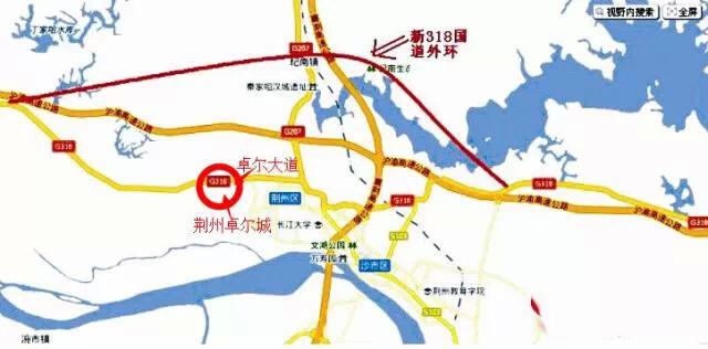 荆州卓尔大道年底开工 318国道改扩建正式启动