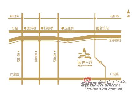 图为远洋一方位置图