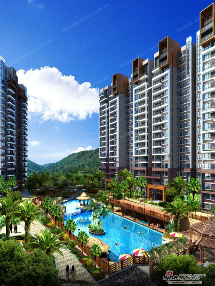 图为五指山水林溪