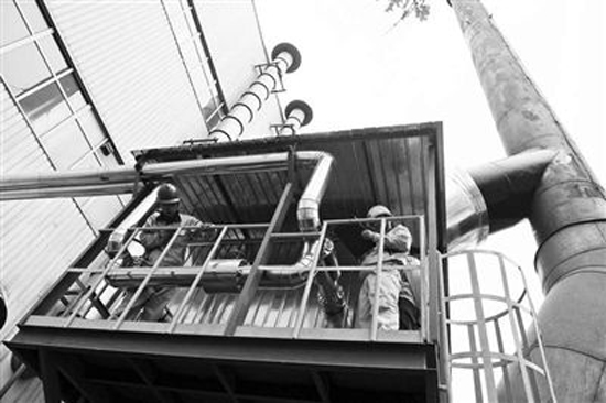 保定市长城汽车厂安装的节能减排设备高清图片