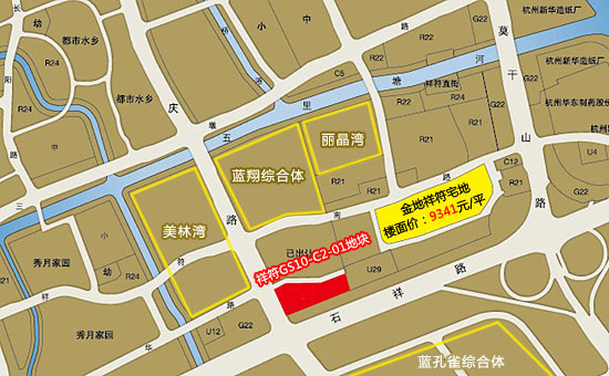 图为浙江科技学院祥符GS10-C2-01地块规划图