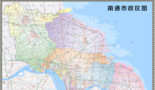 2015版《南通市区图》及《南通市政区图》出炉