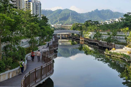 金山河景观带