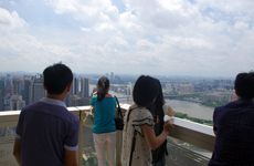 从富力中心眺望珠江新城