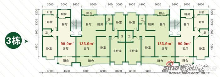 三室两厅电路图