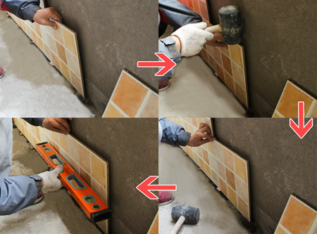 蘑菇装修精细化管理贴砖流程 让业主先了解再