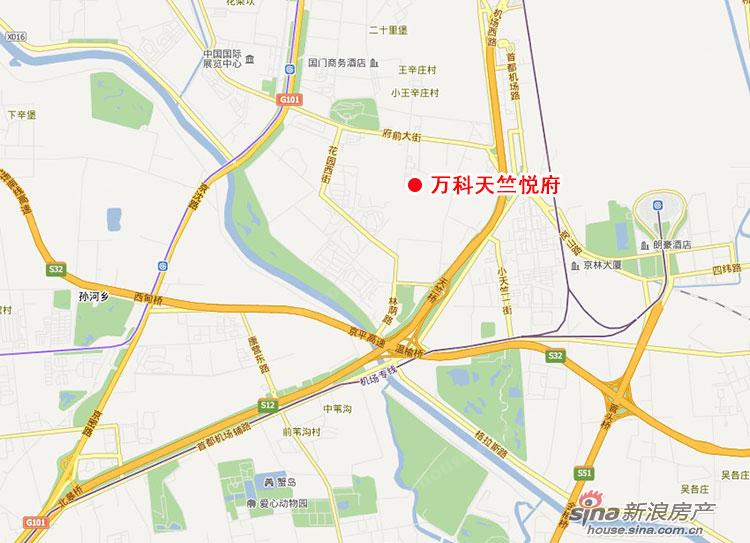 图为万科天竺悦府