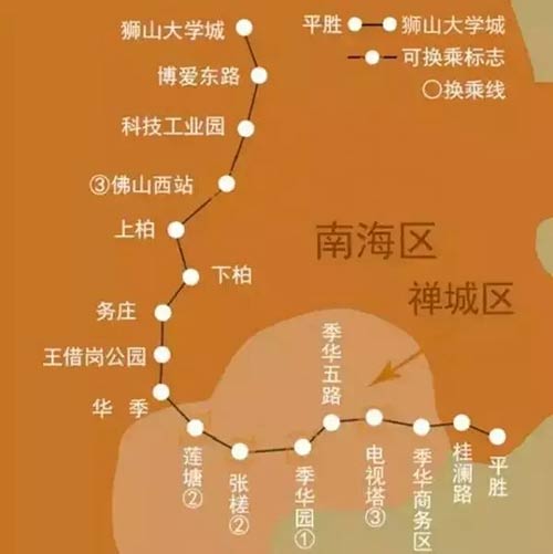 佛山:未来将有7条地铁无缝连接广州(30分钟到