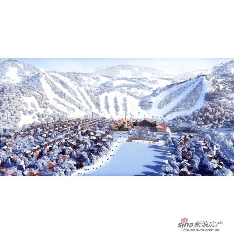 图为玉龙湾运动度假山谷