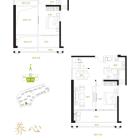 三室两厅三卫 建筑面积约为134㎡