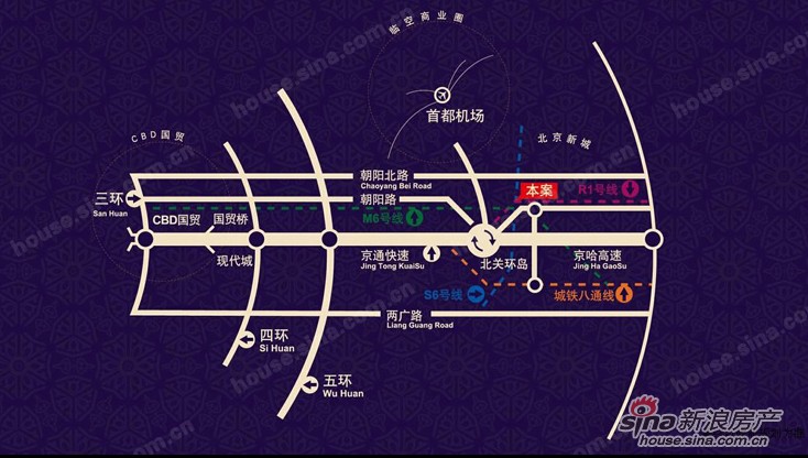 图为珠江悦公馆项目区位图
