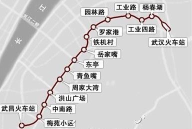 地铁四号线:武汉轨道交通四号线从汉阳