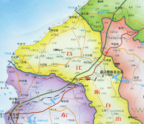 昌江区 行政区划图片