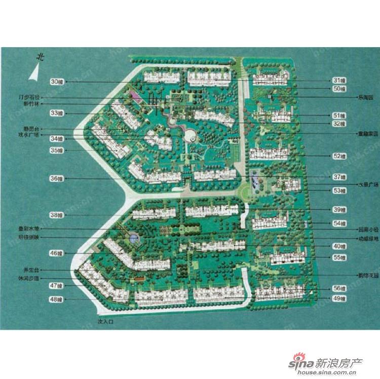 新盘 雨花台 仁恒翠竹园 配套地图