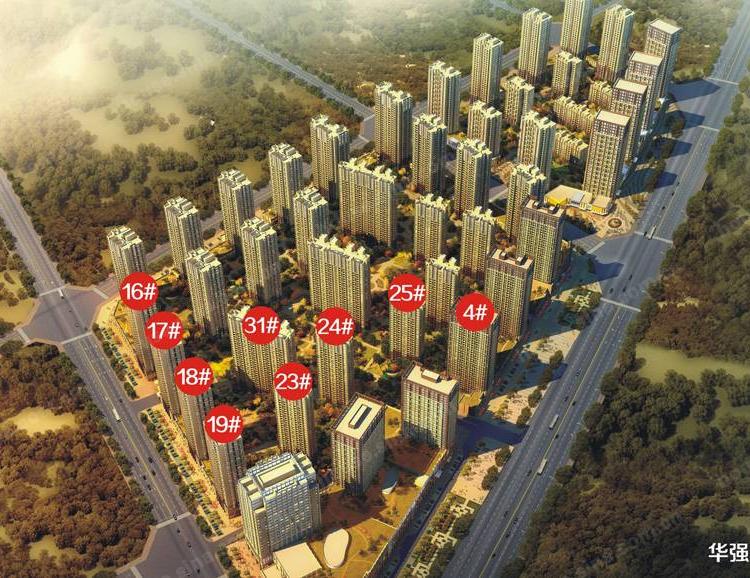 华强城楼盘位置及周边高清实景地图_配套地图_沈阳新浪乐居