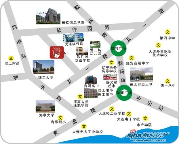 宁波财经学院本部地图图片