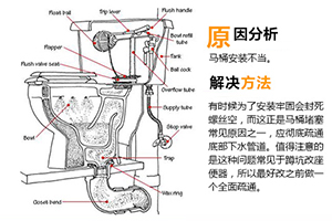 马桶堵了用醋是什么原理_马桶堵了是哪堵了