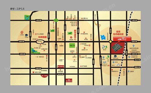 安阳建业桂园楼盘位置及周边高清实景地图_配套地图_安阳新浪乐居